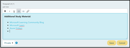 Skillpipe Insert hyperlink Insert in text editor